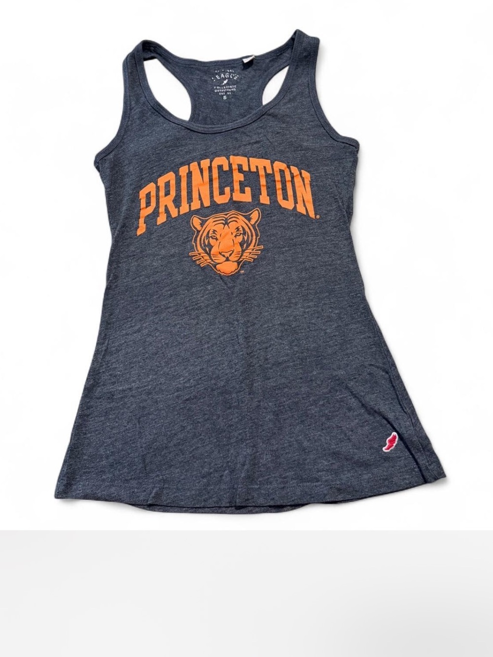 League Princeton Tigers Racerback Tank Top Women’s Small Gray/ Orange Graphic